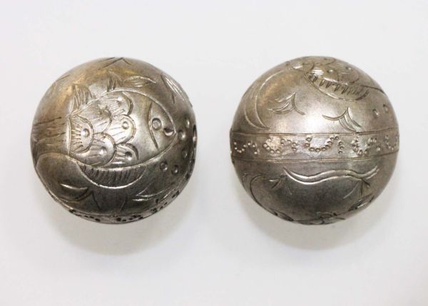 Fish Motif Beads 22mm - 40% Silver