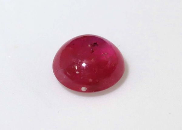Ruby Round Cabochon 5.3mm - 0.83 ct. - Fine Grade