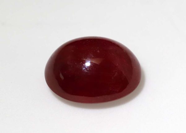 Ruby Oval Cabochon, 7.8x9.1mm - 3.57 cts. - Fine Grade