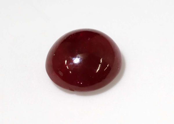 Ruby Oval Cabochon 7.5x8.25mm - 2.69 cts. - Fine Grade