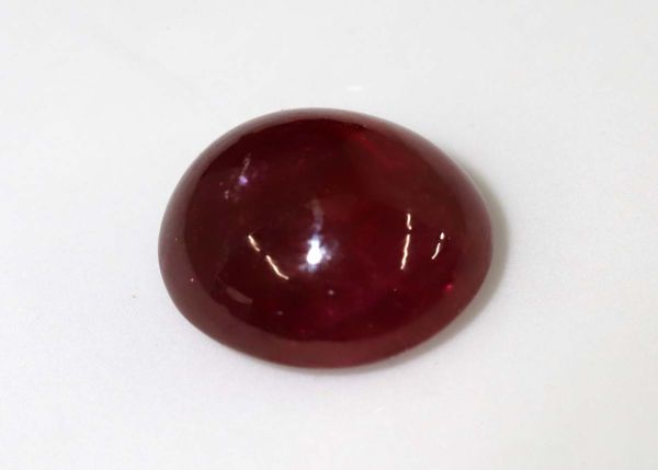 Ruby Oval Cabochon 5.4x5.75mm - 1.01 cts. - Fine Grade
