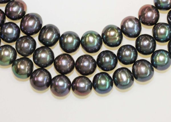 Peacock 8.5-9mm Rounded Pearls