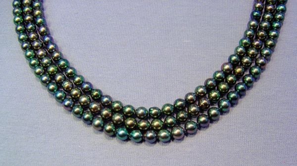 4.5-5mm Peacock Japanese Pearls