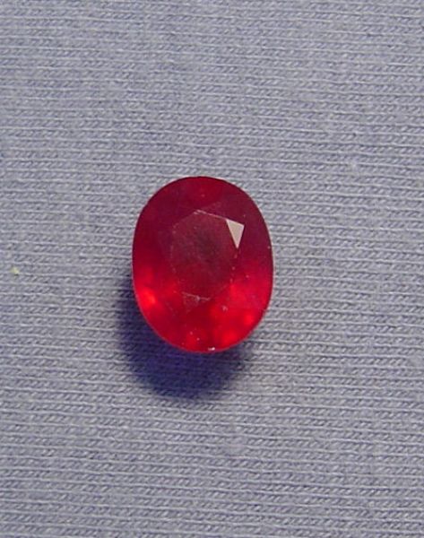 $29.50 Carat: Oval Ruby - 5.57 cts.