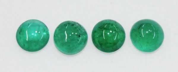4.5mm Emerald Cabochons - Select Grade