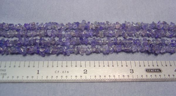 Tanzanite Chips Bead Strands