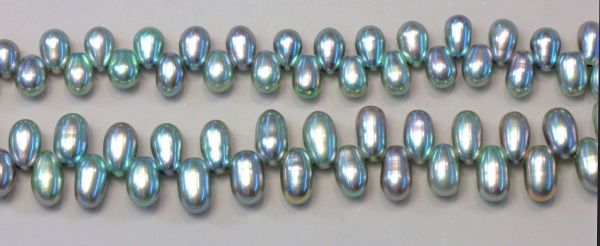 Mint Green 3.5-4mm Head Drilled Pearls