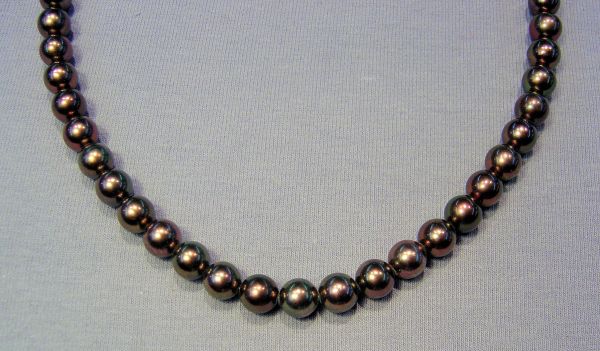 6.5-7mm Peacock Japanese Round Pearls