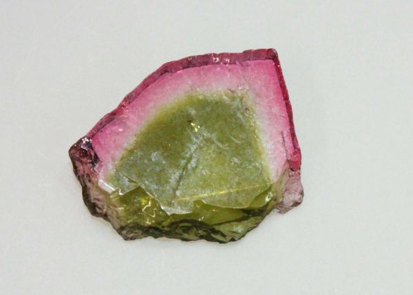 Watermelon Tourmaline Slice, 4.79 cts. - 12x14.25mm