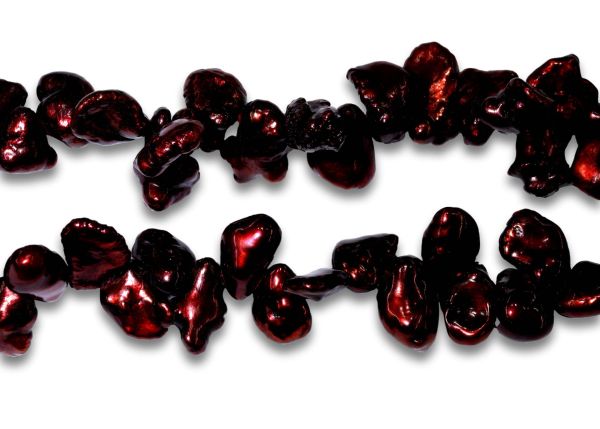Black Cherry Keshi Pearls