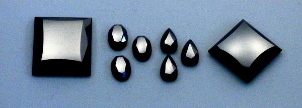 Hematite SBBT Faceted Edge Cabochons