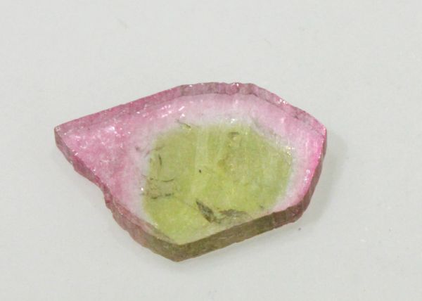 Watermelon Tourmaline Slice, 2.91 cts. - 9.5x14.5mm