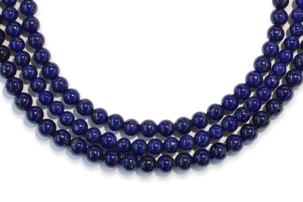 Lapis 4.5mm Beads