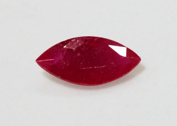 Ruby Faceted Marquise, 0.86 ct. - 4.5x9mm