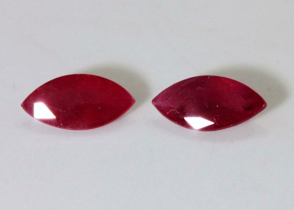 Marquise Ruby Pair -  1.68 cts.