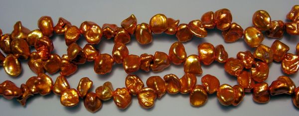 Pumpkin 6-7mm Keshi Pearls