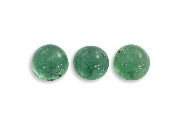 4mm Emerald Cabochons
