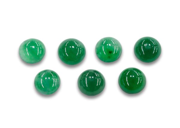 Fine Jadeite Cabochons - 4 mm