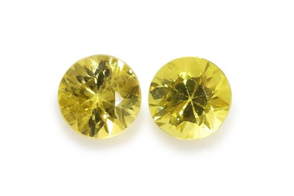 3.7 mm Yellow Sapphire