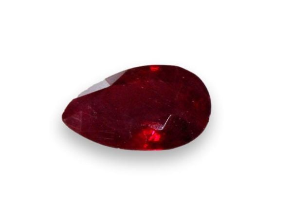 Ruby  Faceted Pear, 0.44 ct. - 4x6.15mm