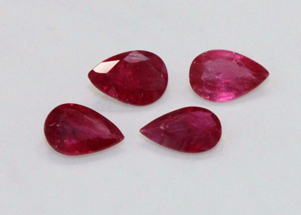 4x6mm Pear Ruby at $200.00/ct.