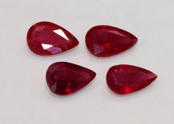4x6mm Pear Ruby at $450.00/ct.