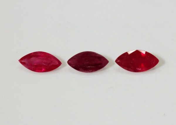 Ruby Faceted Marquise @ $250.00/ct. 4x8mm