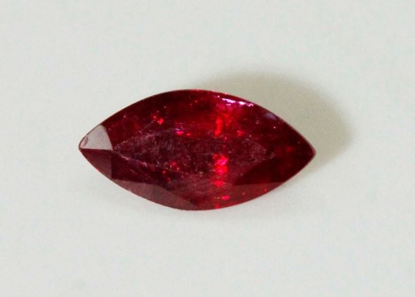 Ruby Faceted Marquise,  0.53 ct. - 4x8mm