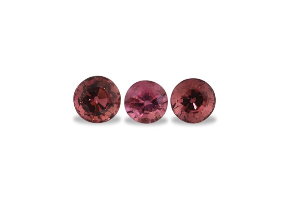 Wholesale 5.5 mm Pink Tourmaline Faceted Rounds @ $36.00