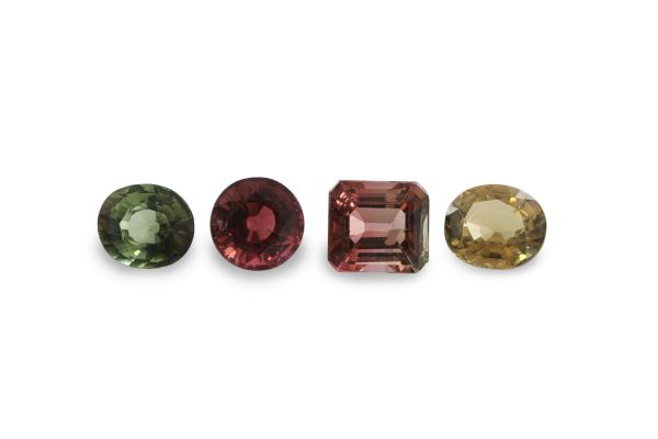 Wholesale 5.65 ct Natural Faceted Tourmaline - Lot of 4