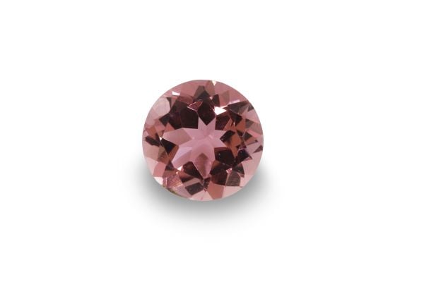 5.75 mm Pink Tourmaline Faceted Round