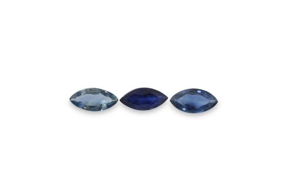 Wholesale Blue Sapphire Faceted Marquise - 5 x 10 mm
