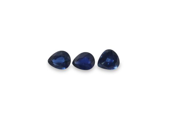 Wholesale Natural Sapphire Faceted Pears 5 x 6 mm 