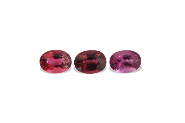 Wholesale 5 x 7 mm Red Tourmaline Faceted Ovals @ $75.00