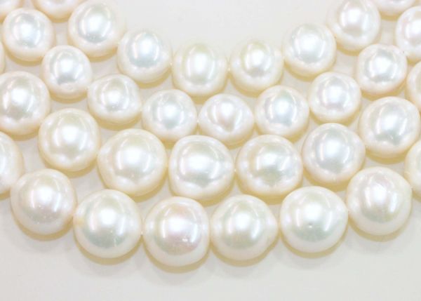 10-11mm+ White Off-Round Pearls @ $220.00