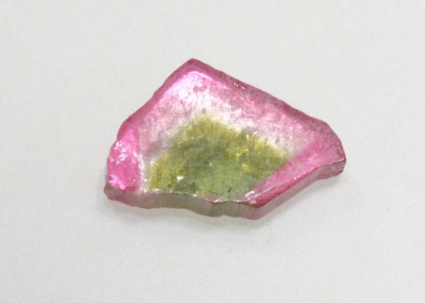 Watermelon Tourmaline Slice, 2.29 cts. - 7.75x11mm