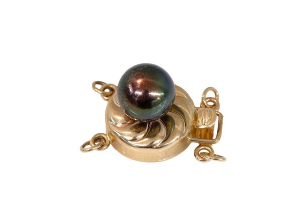 Wholesale 14k Double Swirl Clasp with Peg