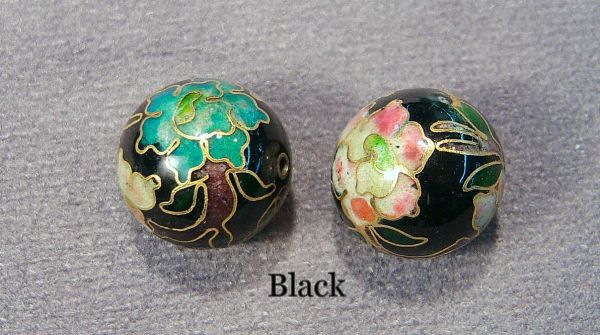 Cloisonn&eacute; Translucent Beads 20mm