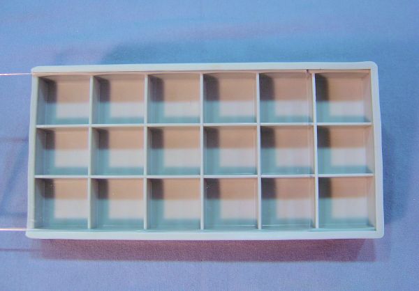 Organizer Storage Box, 18-Compartment Grey