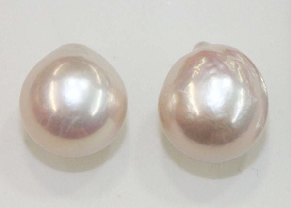 13-15mm White Pearl Pair