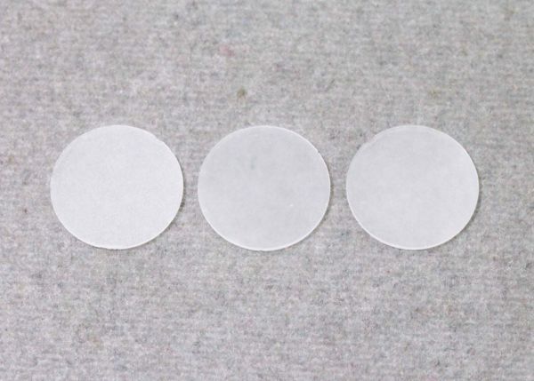 Frosted Quartz Discs, 0.5mm