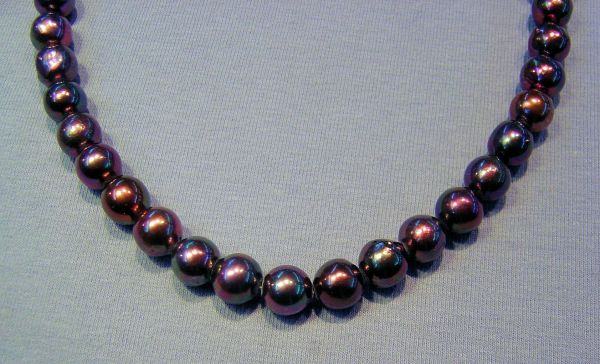 8.5-9mm Peacock Japanese Pearl Strand