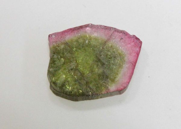Watermelon Tourmaline Slice, 7.05 cts. - 11.5x15.3mm