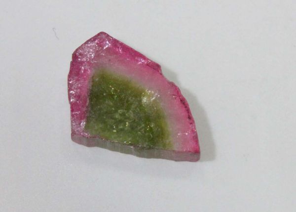 Watermelon Tourmaline Slice, 3.08 cts. - 8.9x12.2mm
