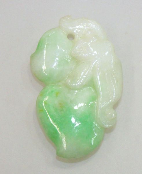 Jadeite Double Peach Pendant