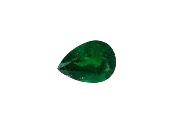 Natural tsavorite garnet pear