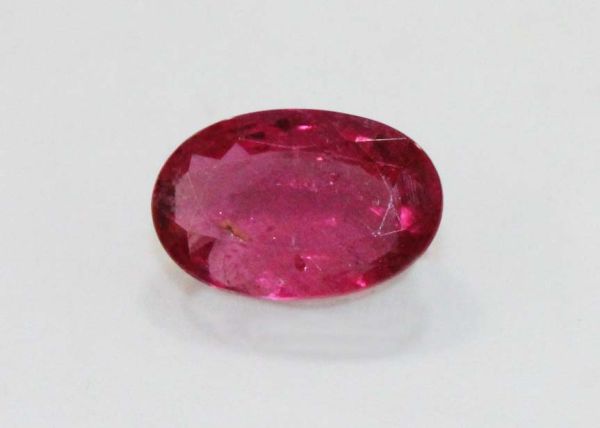Ruby Faceted Oval, 1.12 cts. - 5.35x8mm