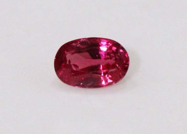 Ruby Faceted Oval, 0.85 ct. - 4.3x6.4mm