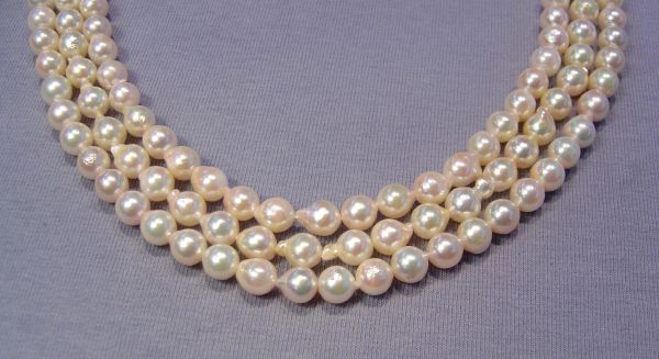 6-6.5mm Baroque Japanese Pearl Strands