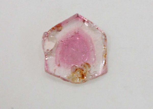 Pink Tourmaline Slice, 1.88 cts. - 9x10mm